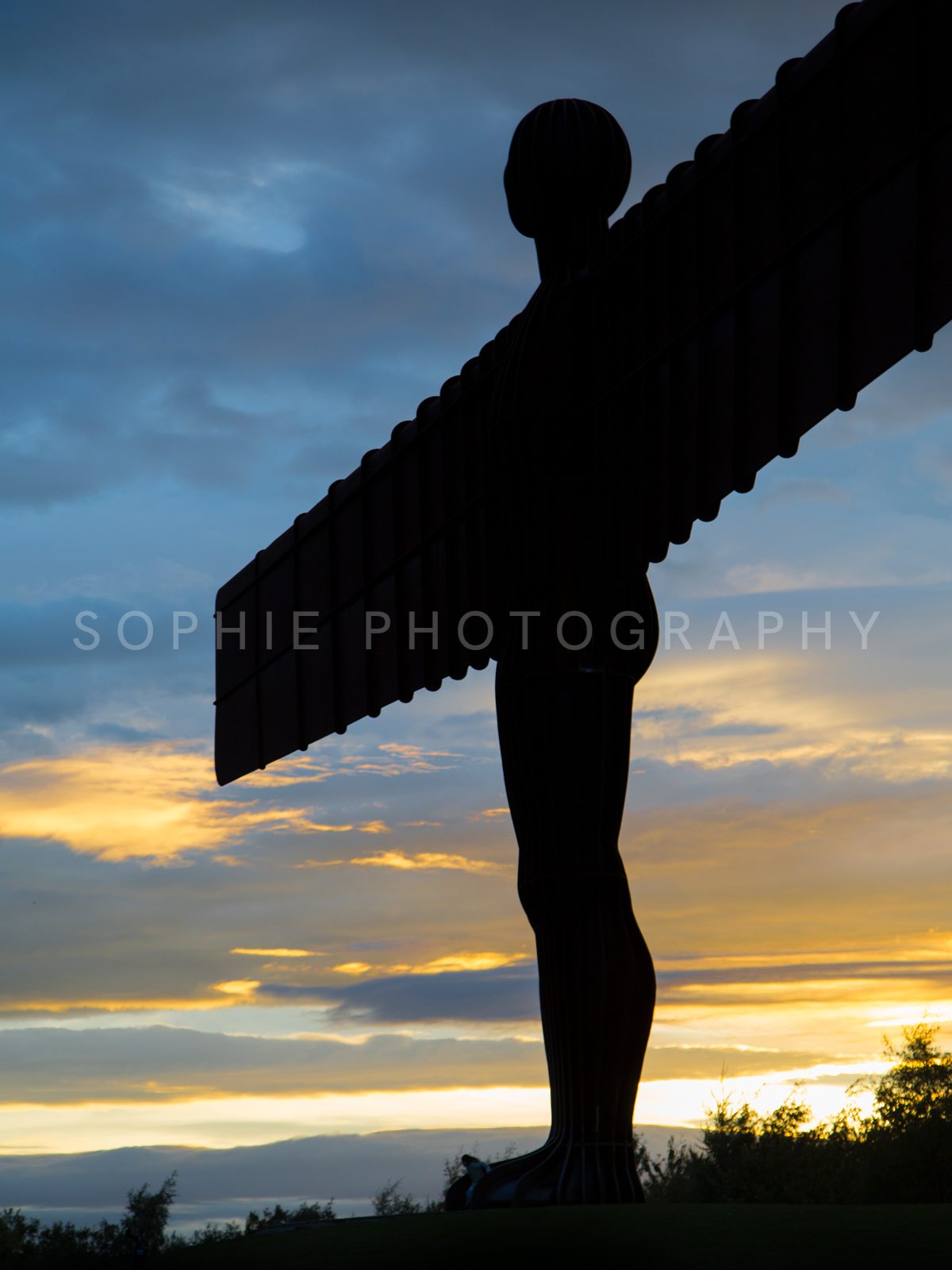The Angel of the North Twilight