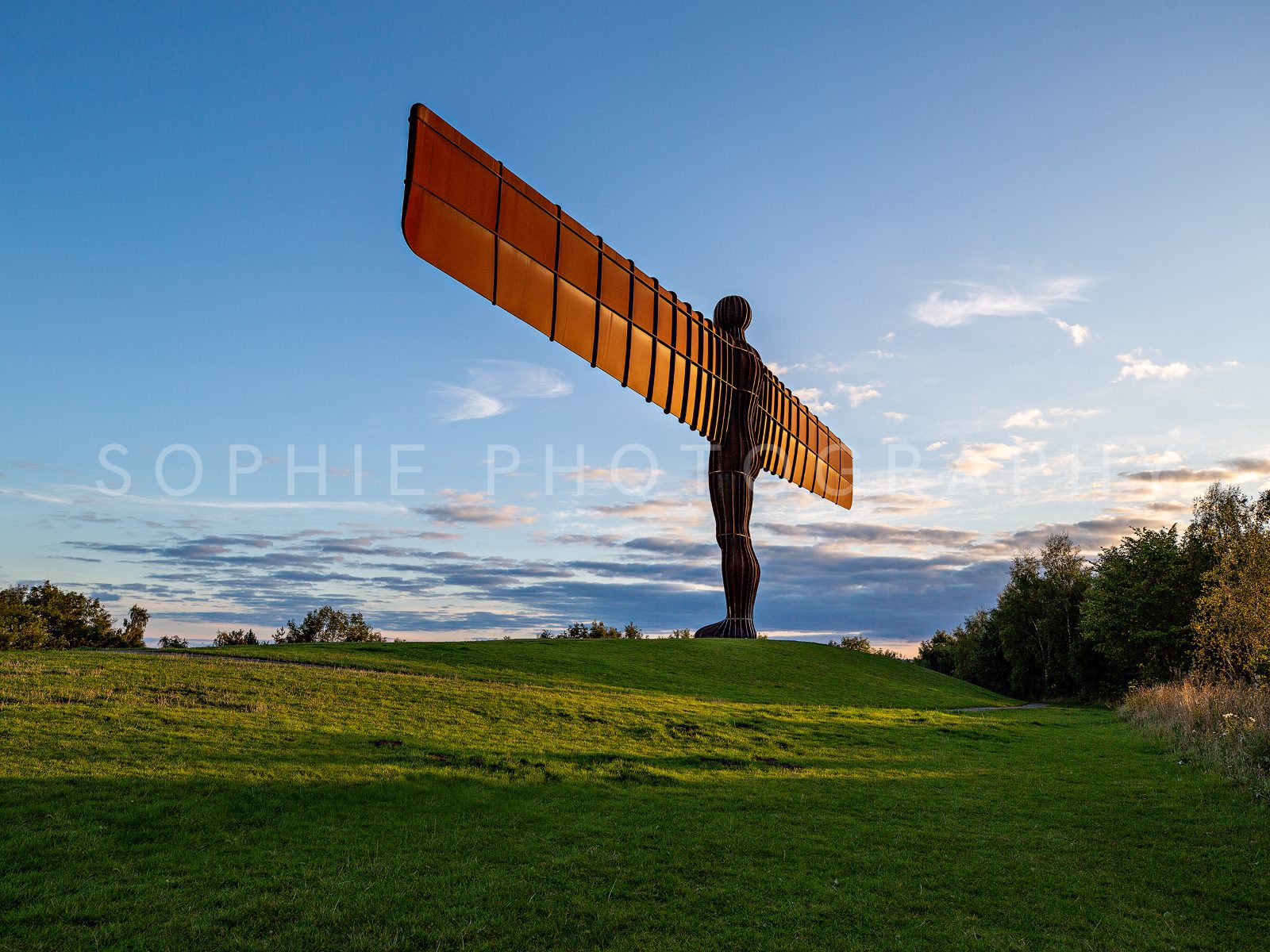 The Angel of the North Golden Hour