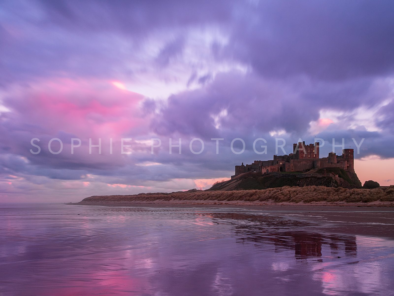 Bamburgh Castle, Storm Light