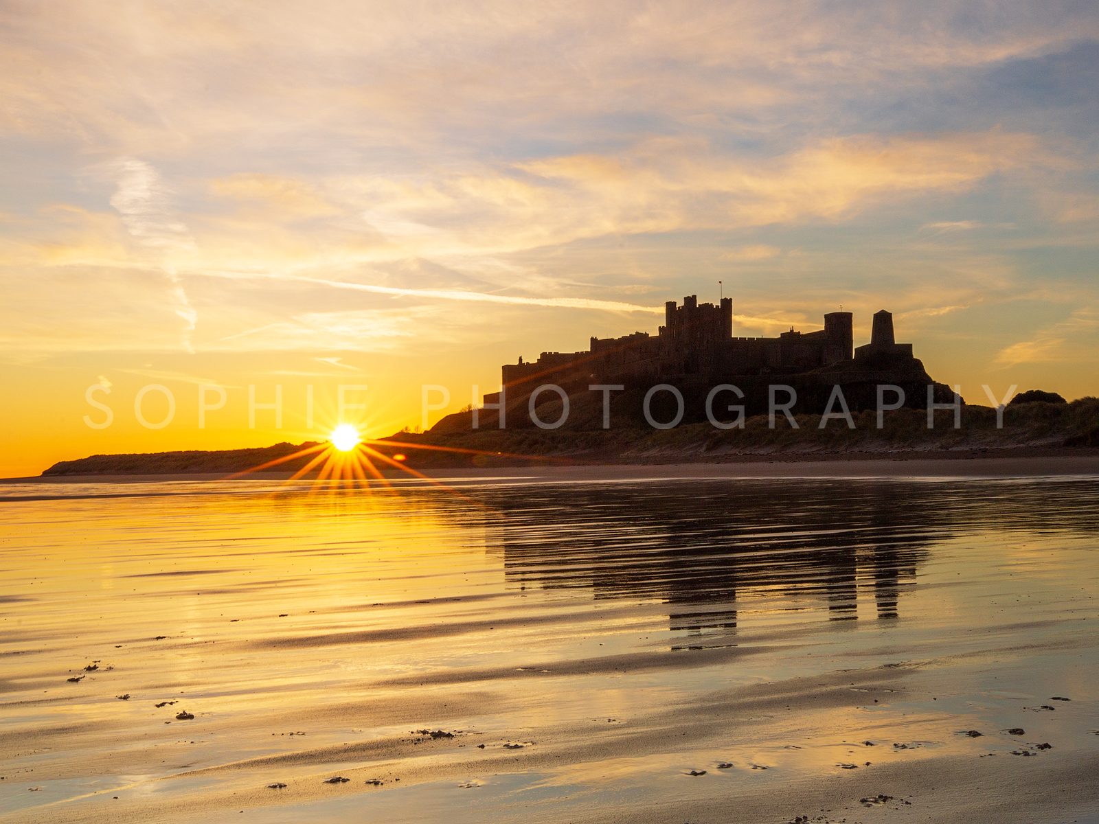 Bamburgh Castle Sunrise