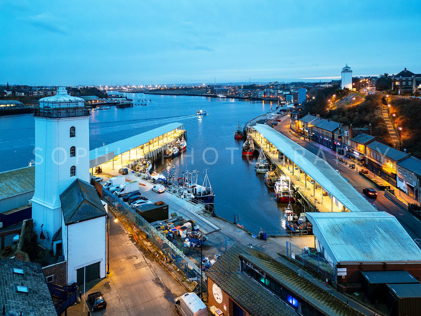 North Shields Fish Quay Blue Hour