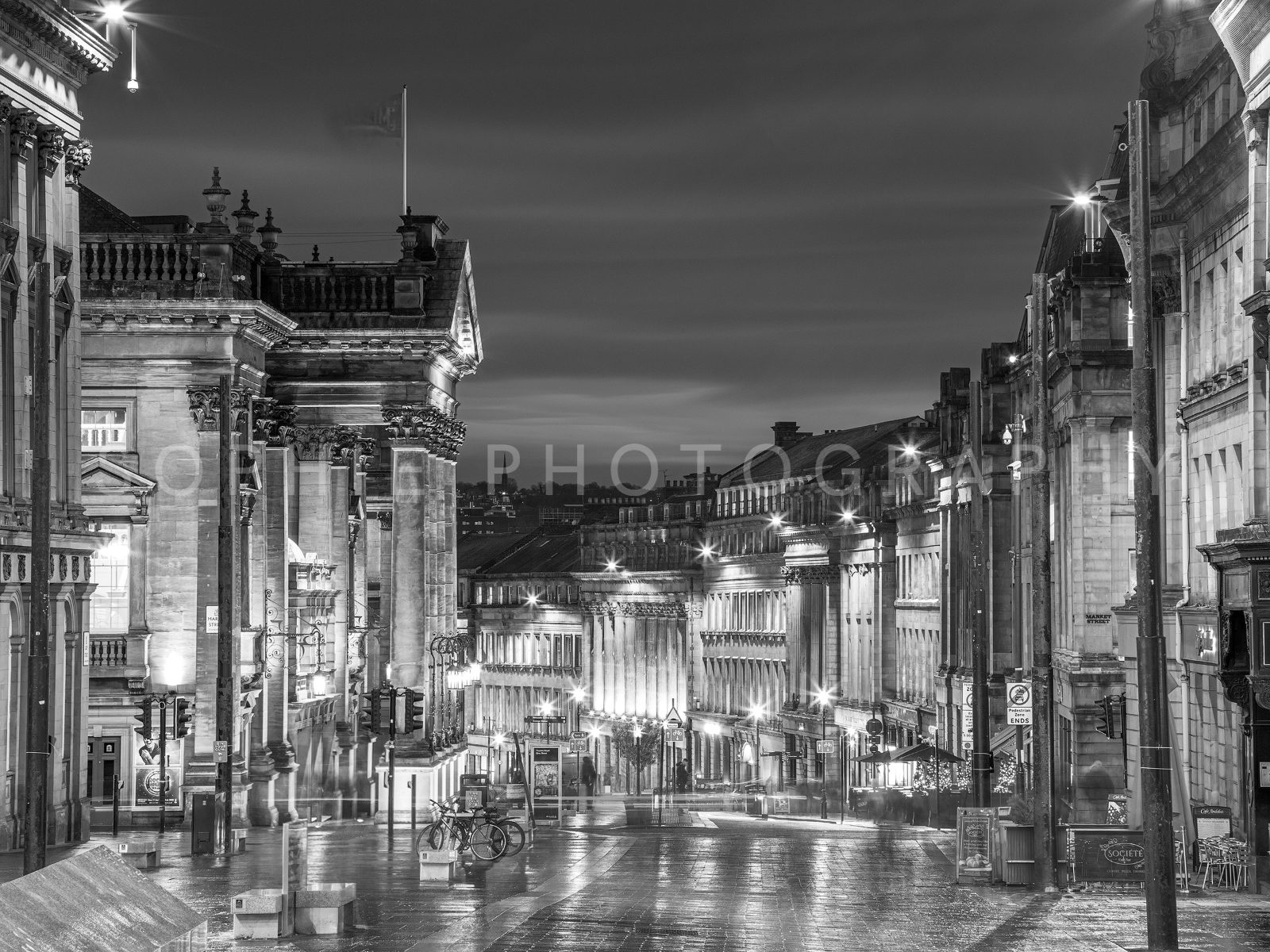 Grey Street at Night