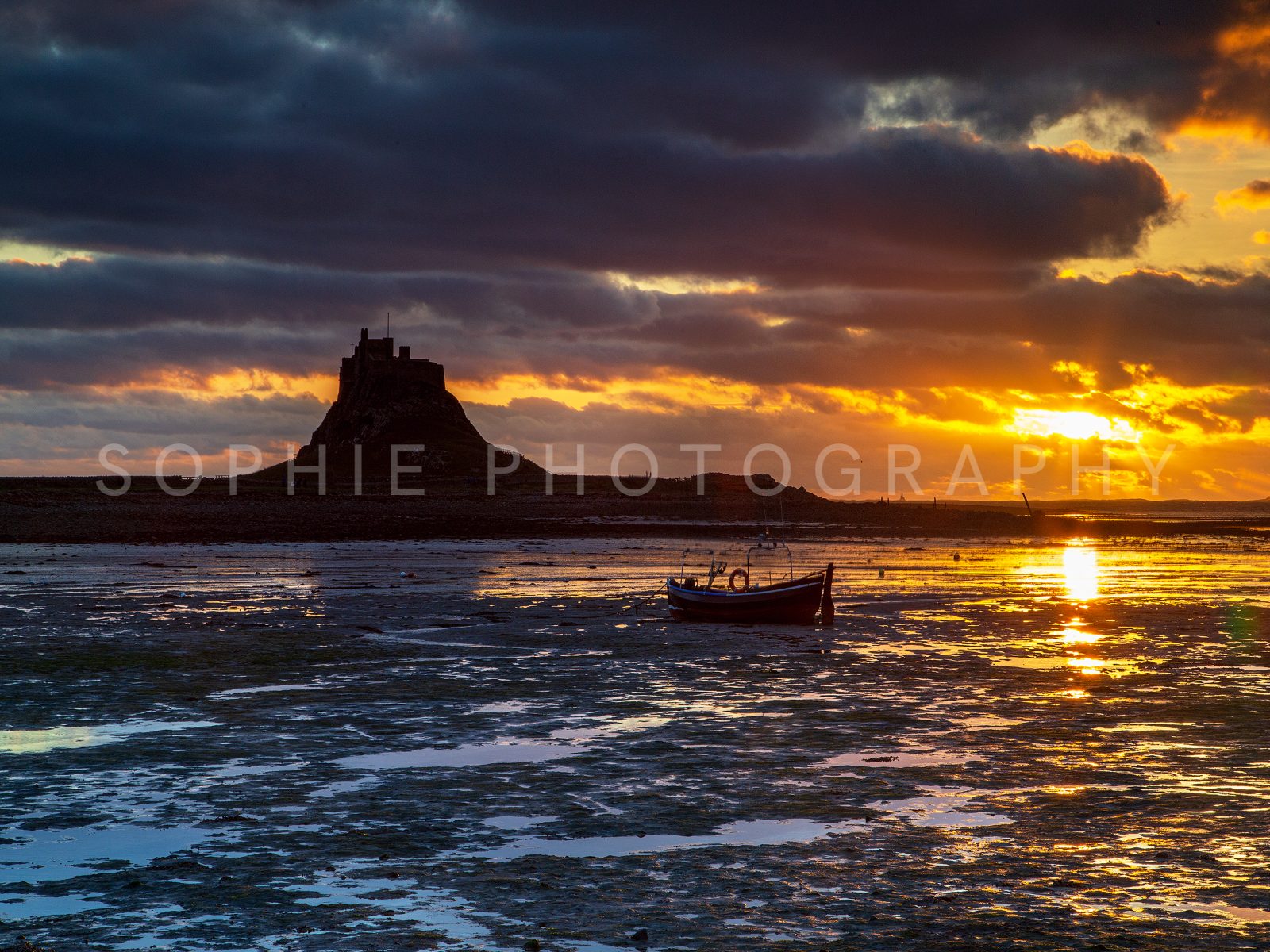 Lindisfarne Castle Sunset