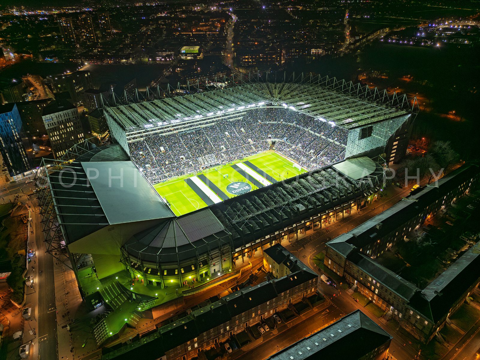St James' Park, Carabao Cup Semi Final in Colour