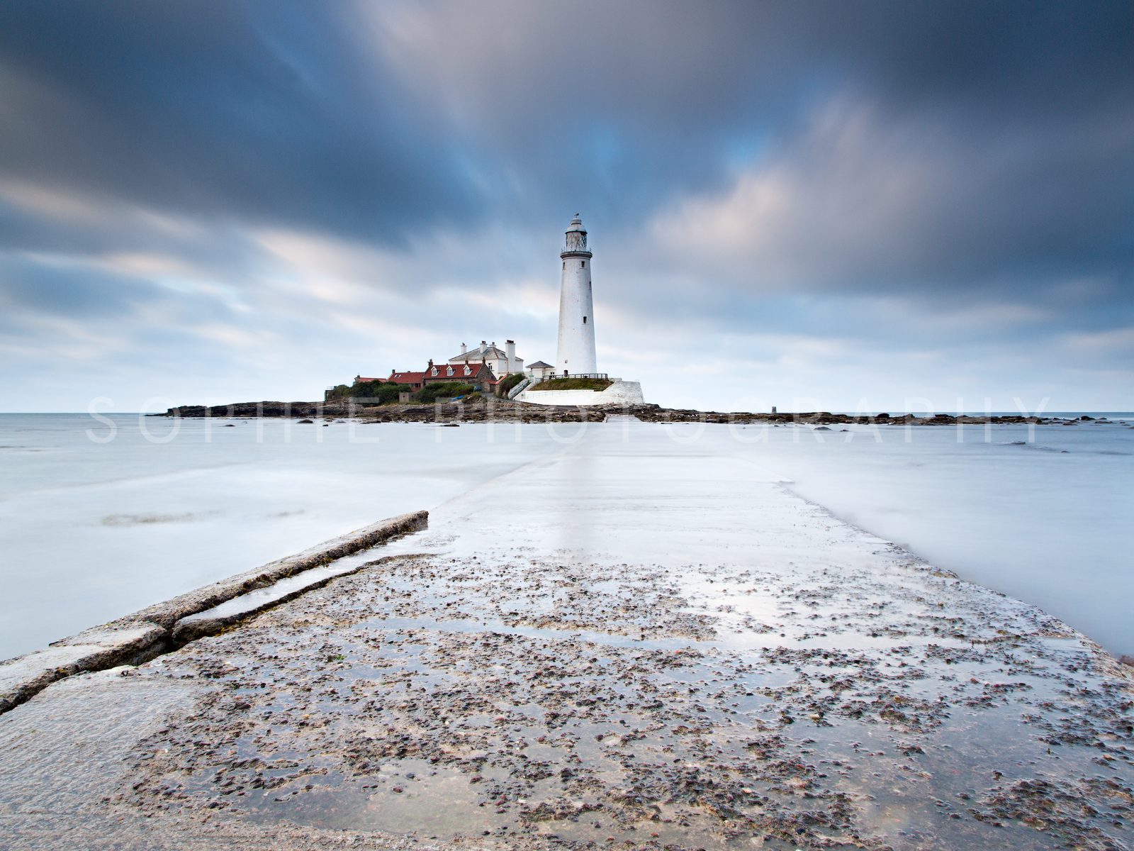 St Mary's Lighthouse Storm Light