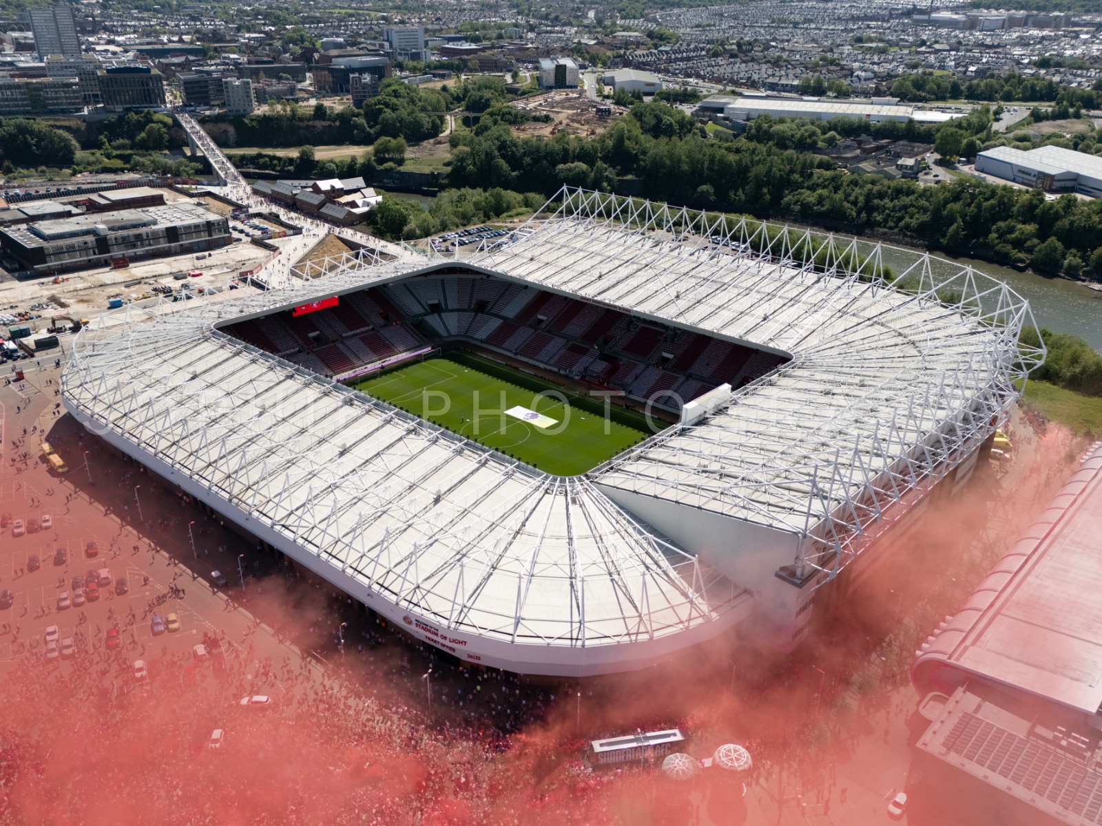 Sunderland are in Europe 2026, shown mounted at 8x6" print (10x8" mount)