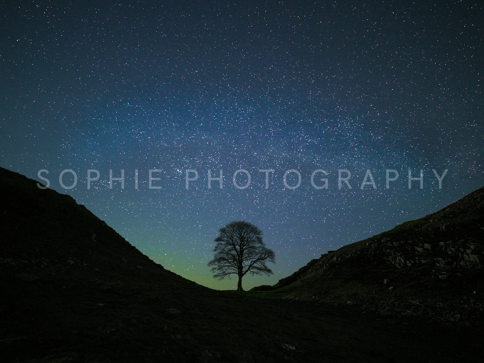 Sycamore Gap Milky Way