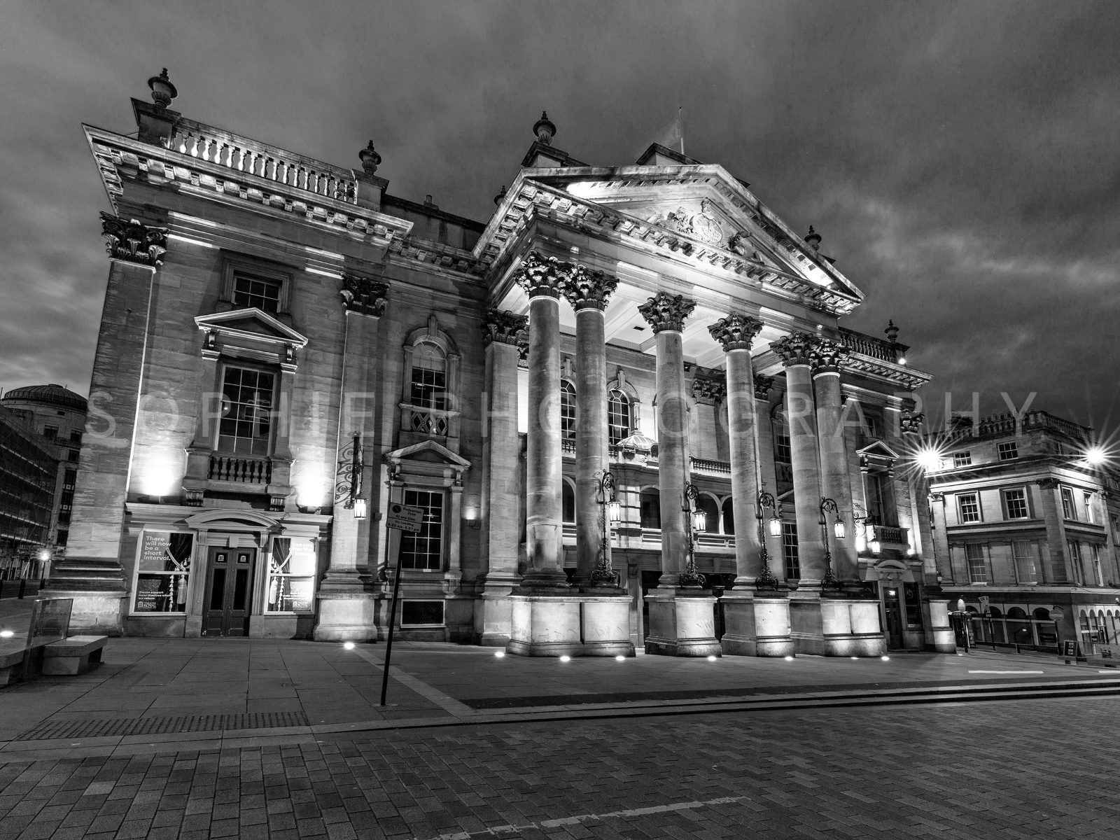 The Theatre Royal at Night