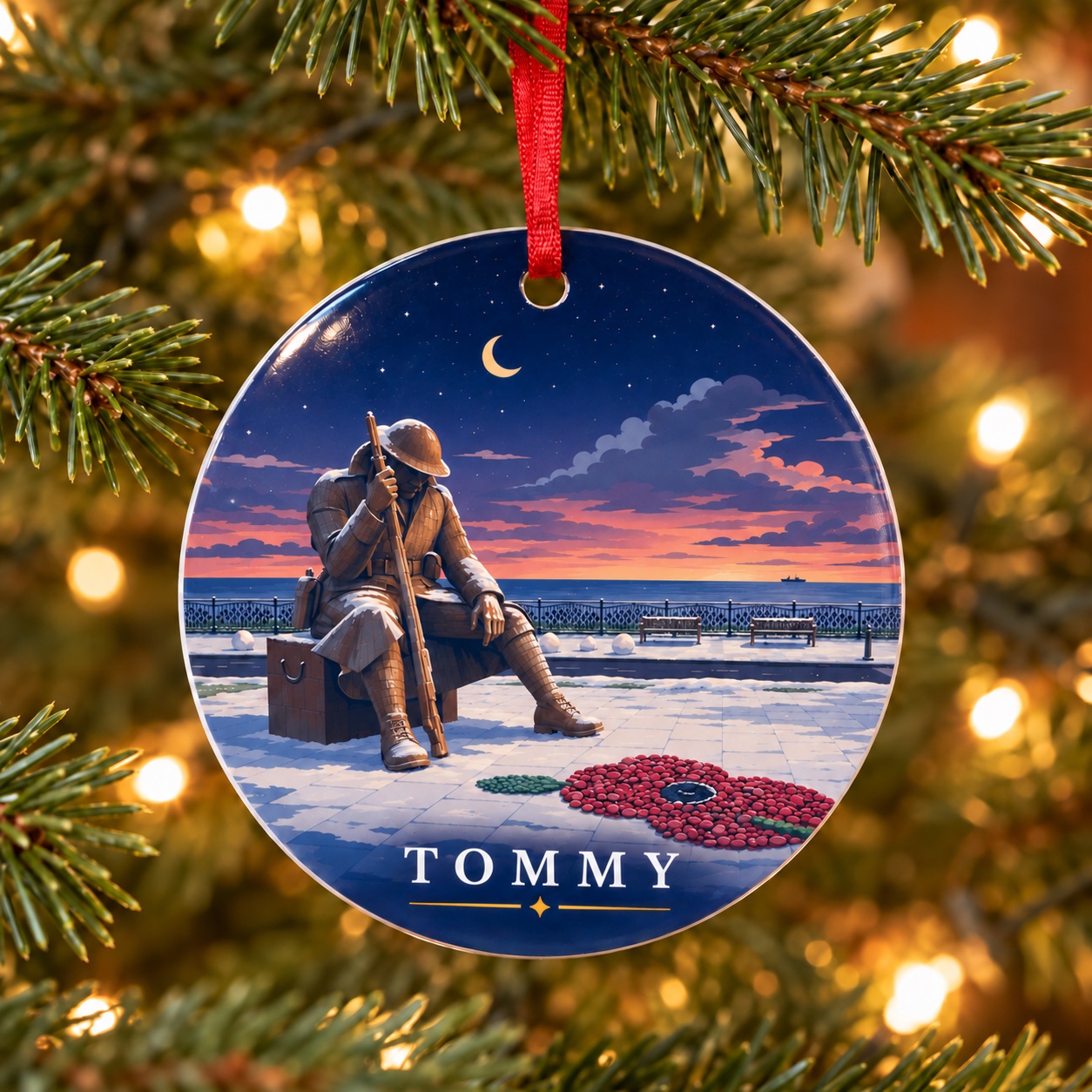 Tommy - WWI Soldier Ceramic Tree Decoration