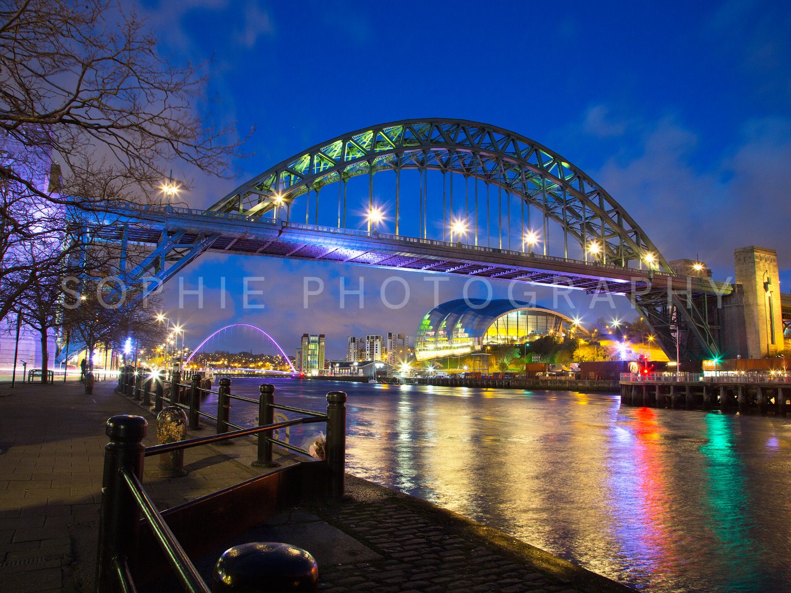 The Tyne Bridge at Blue Hour
