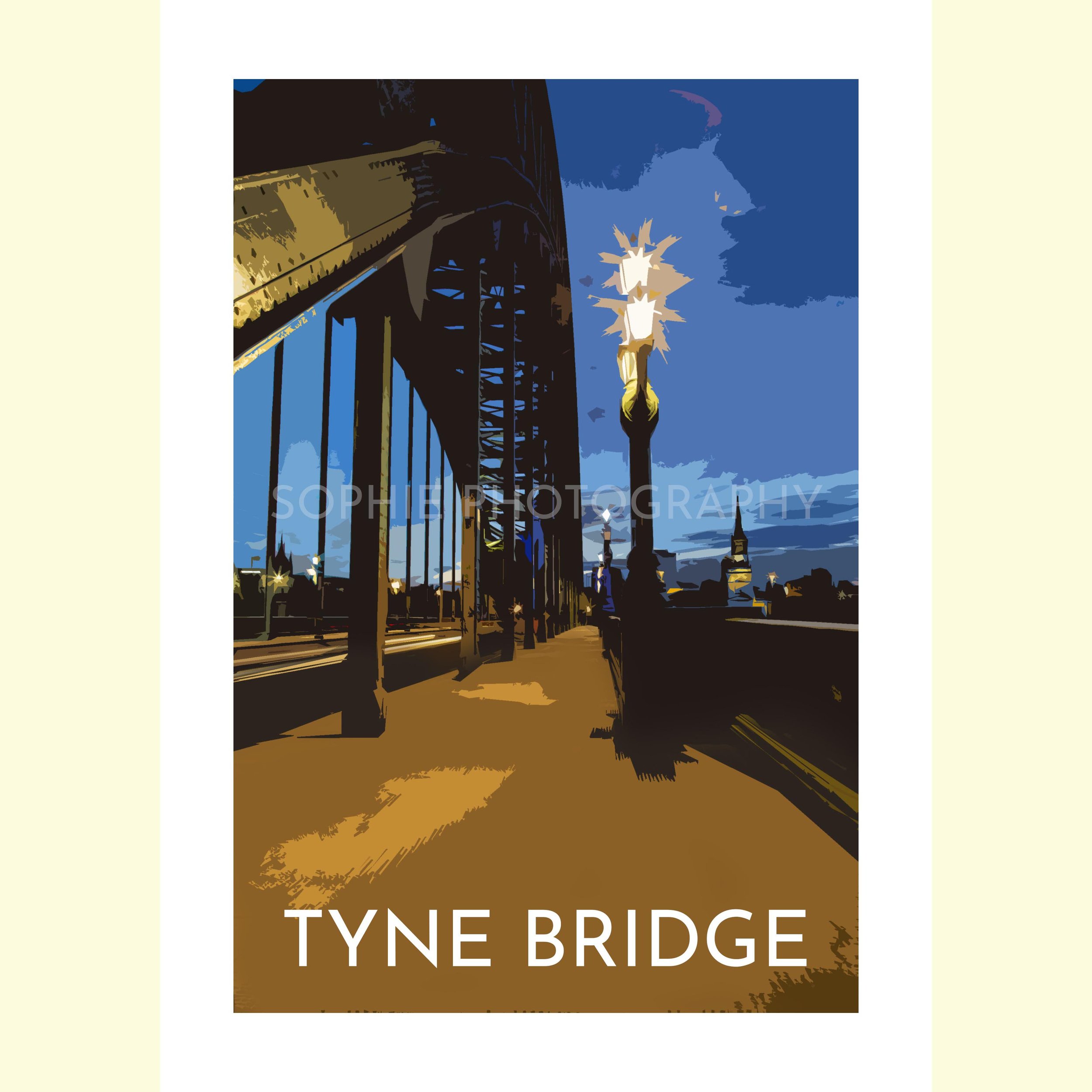 Tyne Bridge from Dean Street