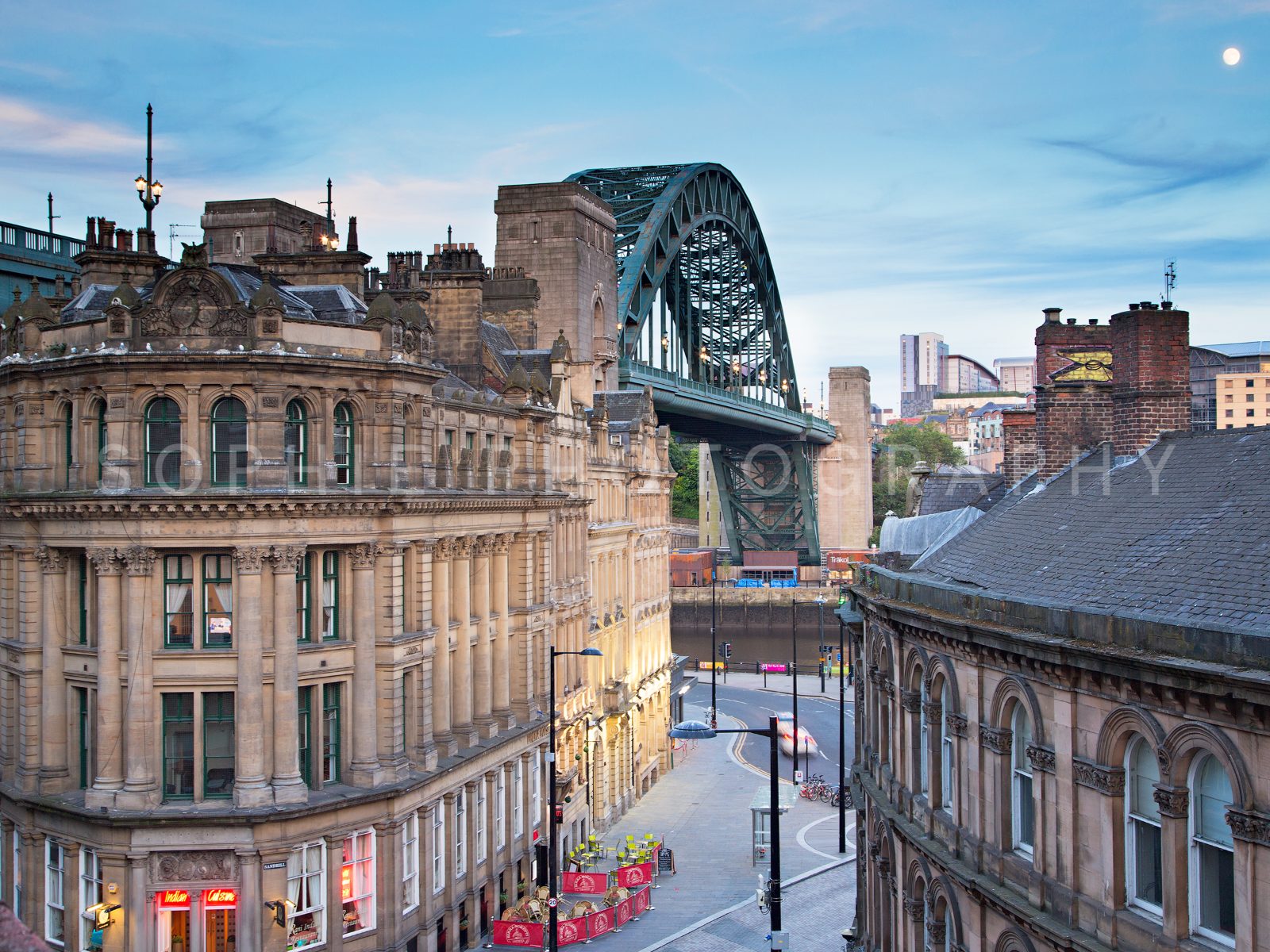The Tyne Bridge over Sandhill