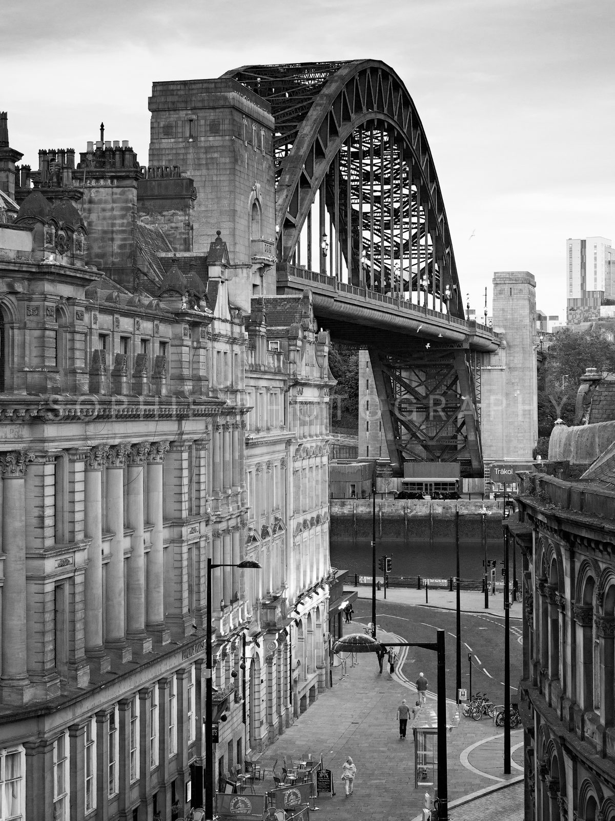 The Tyne Bridge from the Side