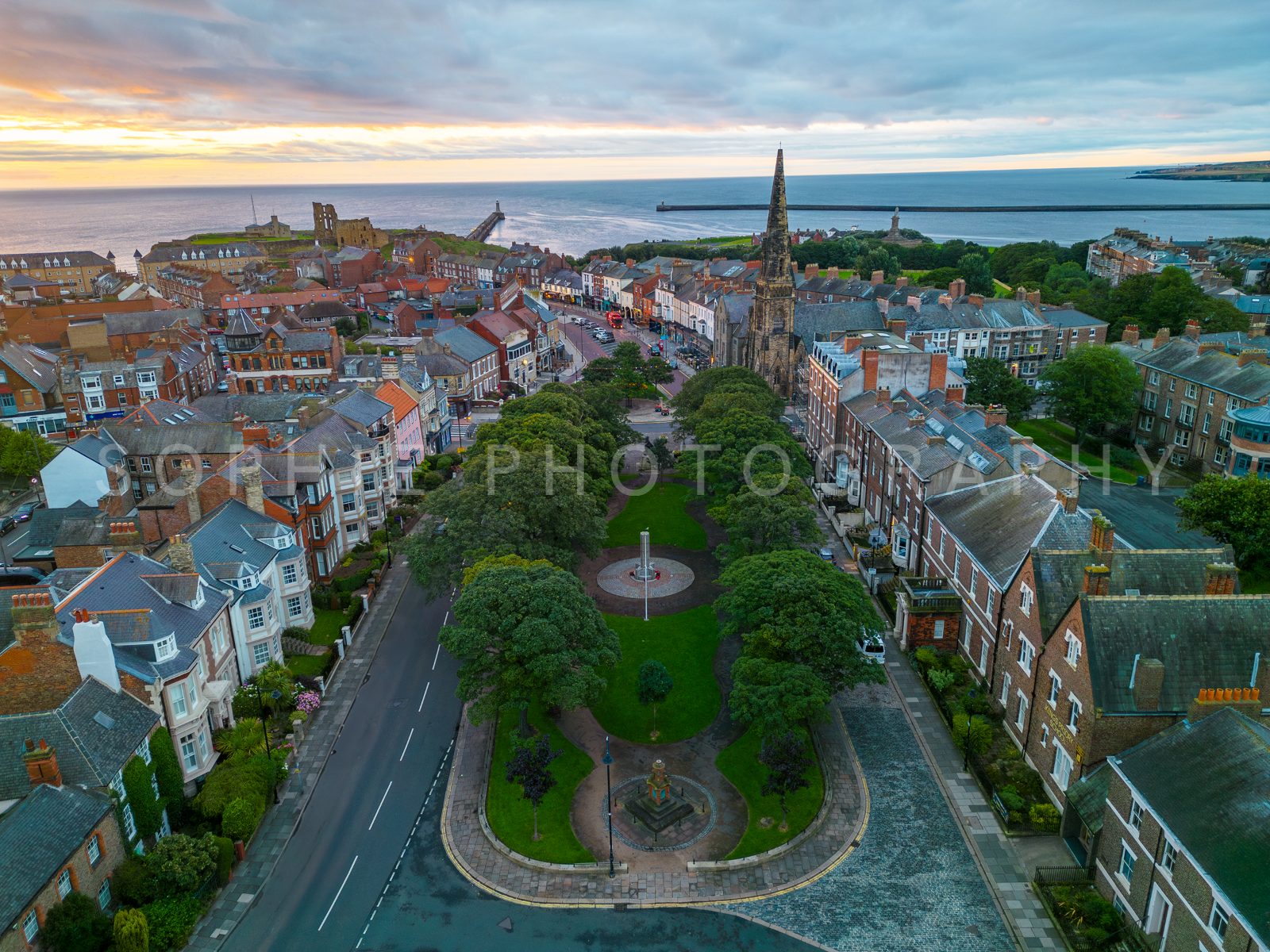 Tynemouth Village from the Air